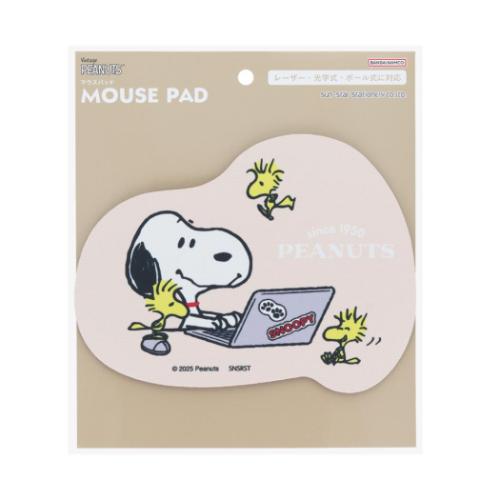 スヌーピー キャラクター PCアクセ マウスパッド NLS ピーナッツ