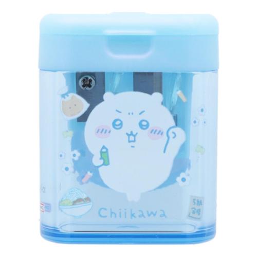 ちいかわ 鉛筆削り Wシャープナー 検定 新入学 サンスター文具 文房具 小学生 中学生 かわいい