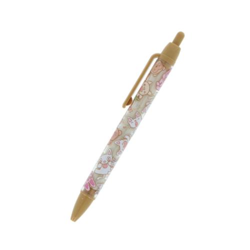 ノンタン グッズ ノック式ボールペン 絵本キャラクター 油性黒