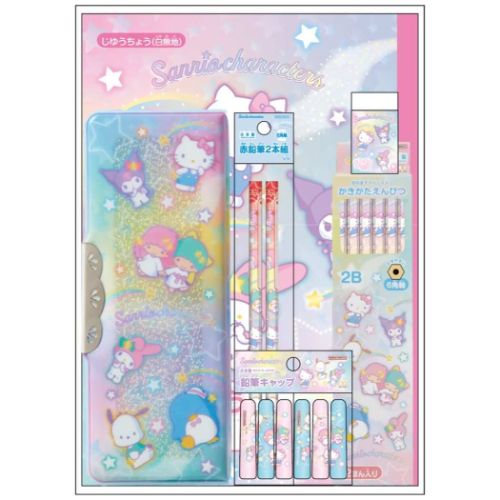 文房具セット サンリオキャラクターズ 入学ステーショナリー7点セット