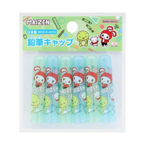 鉛筆カバー まいぜんシスターズ 鉛筆キャップ6本 新入学 YouTuber サンスター文具