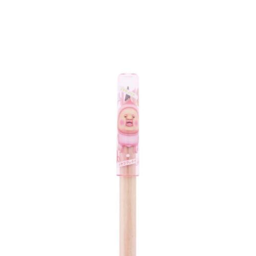 こびとづかん グッズ 鉛筆カバー キャラクター 鉛筆キャップ A