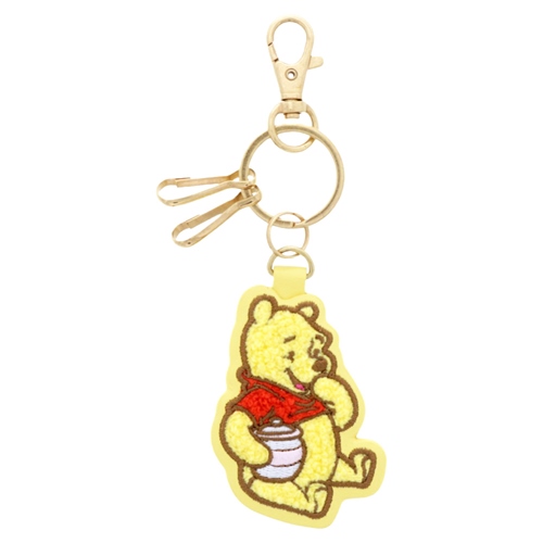 くまのプーさん キーホルダー サガラ刺繍キーリング Winnie the