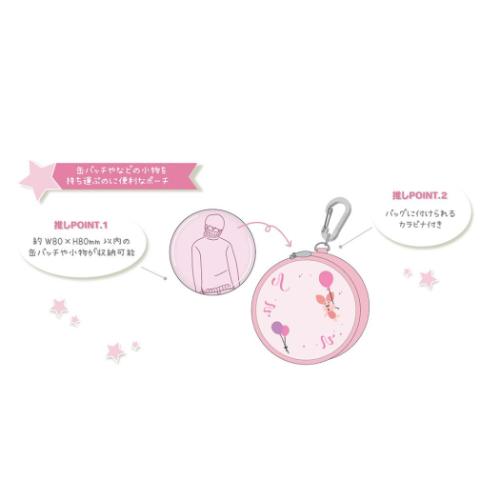 缶バッチポーチ ミニポーチ バンビ ディズニー ミス・バニー サンスター文具 小さめポーチ 小物入れ かわいい
