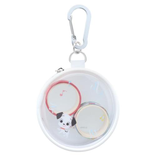 ミニポーチ 缶バッチポーチ 101匹わんちゃん ラッキー ディズニー サンスター文具 小さめポーチ 小物入れ かわいい