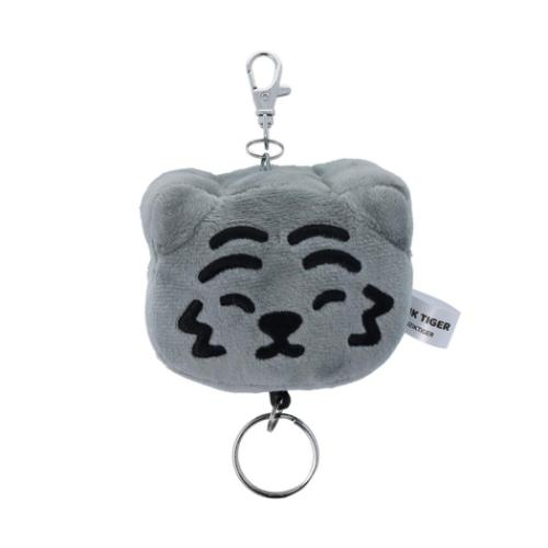 キーリング MUZIK TIGER ムジークタイガー リール付ぬいぐるみキーホルダー B 爆買
