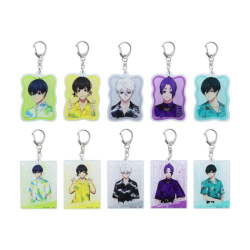 アクリルキーホルダーコレクション 全10種 10個入セット ブルー