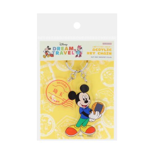 ミッキーマウス 2連アクリルキーホルダー ディ...の詳細画像1