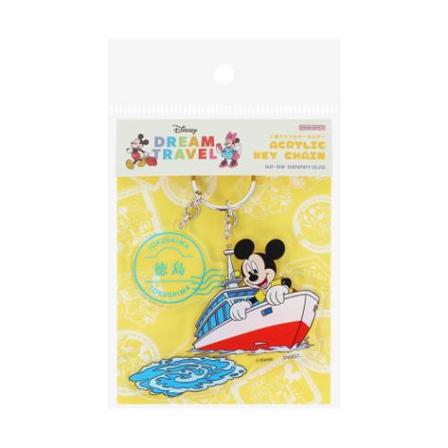 ミッキーマウス キーリング 2連アクリルキーホ...の詳細画像1
