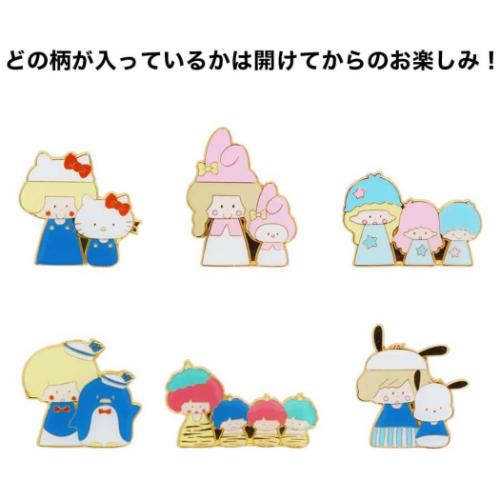 サンスター文具 ピンバッジ 全6種 mizutamaxサンリオキャラクターズ