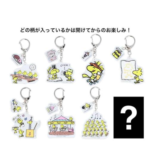 ミニアクリルキーホルダー 全8種の内どれか1個 キーホルダー ピーナッツ スヌーピー サンスター文具 コレクション雑貨
