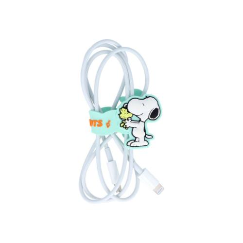 スヌーピー ケーブルホルダー ピーナッツ コンバインクリップ キャラクター スヌーピー＆ウッドストック サンスター文具