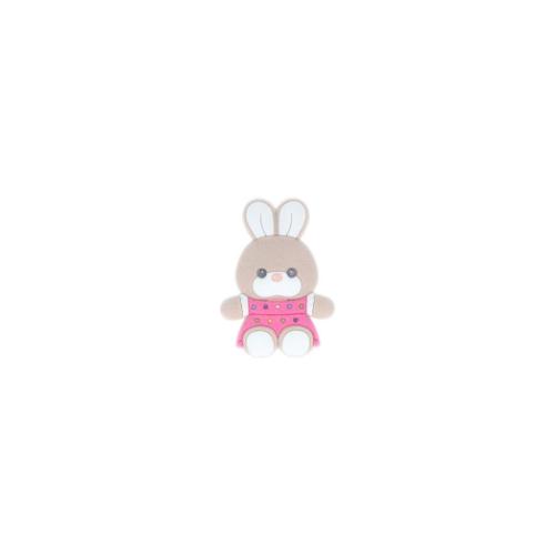サンスター文具 ピンバッチ レトロぬいぐるみこれくしょん フロッキー