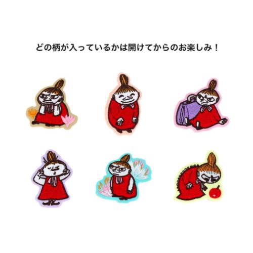 ムーミン グッズ バッチ キャラクター サガラ刺繍ピンバッジ 全6種の内