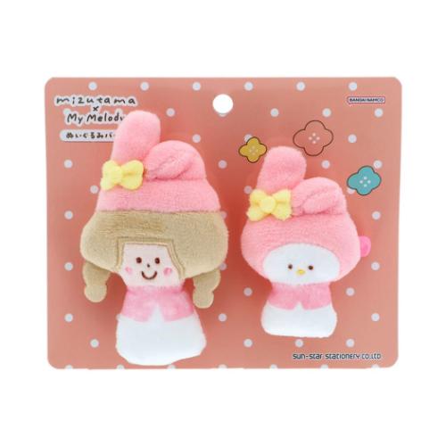 Sanrio　マイメロ　ぬいぐるみ　バッジ マイメロディ ぬいぐるみバッジ mizutamaxサンリオキャラクターズ