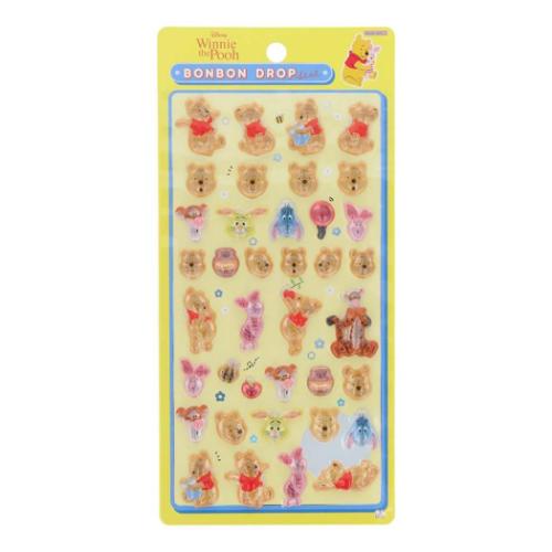 くまのプーさん グッズ シールシート キャラクター ボンボンドロップ