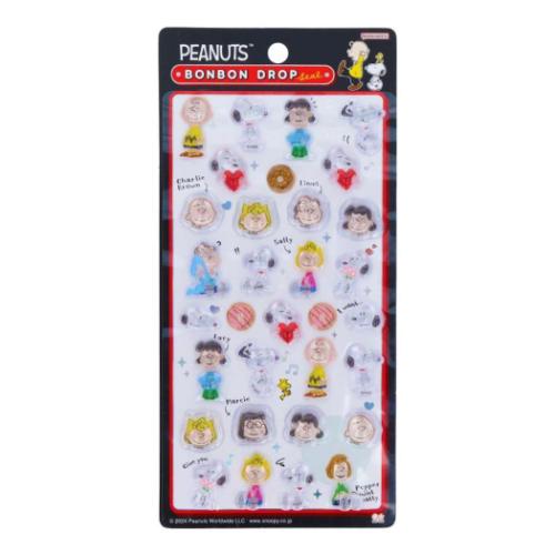 シールシート ボンボンドロップシール スヌーピー A サンスター文具