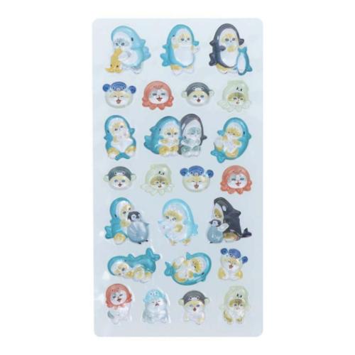 モフサンド mofusand キャラクター シールシート ボンボンドロップ