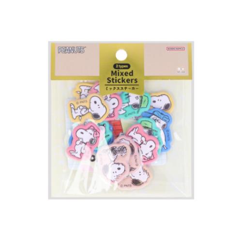ミックスステッカー フレークシール スヌーピー ピーナッツ NLC