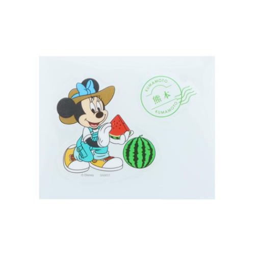 ミニーマウス ステッカー リピペタ DREAM TRAVEL 熊本県 ディズニー サンスター文具 貼って剥がせる ダイカット