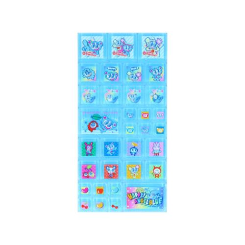 ナルミヤキャラクターズAngel Blue シール 8枚セット 平成 レトロ タイルシール シールシート Angel Blue エンジェルブルー ナルミヤ