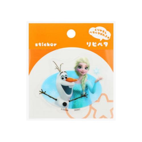 ステッカー リピペタ エルサ＆オラフ アナと雪の女王 ディズニー サン 