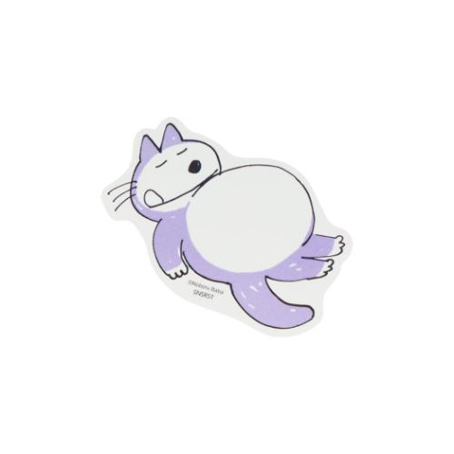 ダイカットシール 11ぴきのねこ ダイカットステッカー おなかぽんぽん