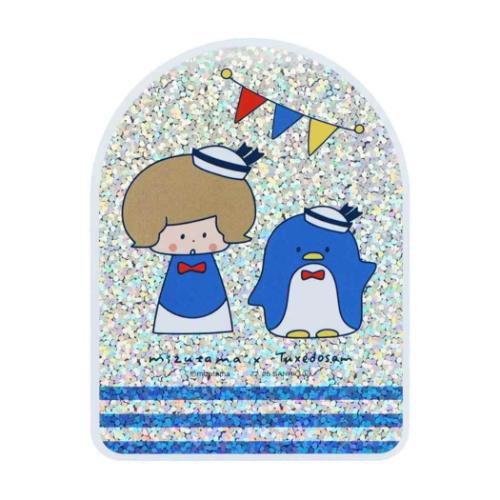 mizutamaxサンリオキャラクターズ キャラクター ダイカットシール ホログラムステッカー タキシードサム