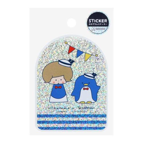 mizutamaxサンリオキャラクターズ キャラクター ダイカットシール ホログラムステッカー タキシードサム