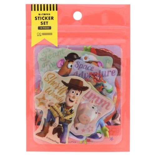 トイストーリー グッズ ステッカーキャラクター キャラクター 貼って剥がせるステッカーセット