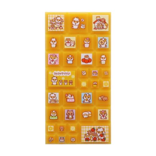 コロコロクリリン キャラクター シールシート タイルシール Y2K