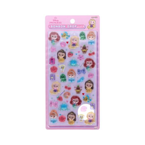ディズニープリンセス グッズ シールシート ディズニー キャラクター ボンボンドロップシール