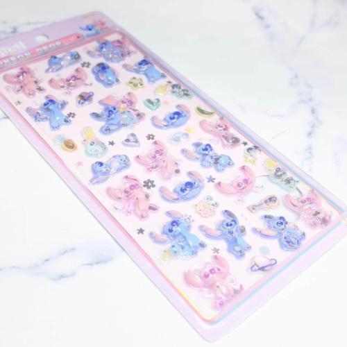 シールシート ボンボンドロップシール スティッチ＆エンジェル リロ