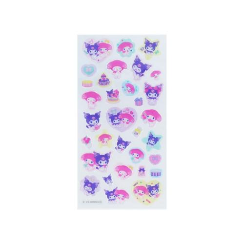 マイメロディ＆クロミ ぷっくりシール サンリオ シールシート キャラクター