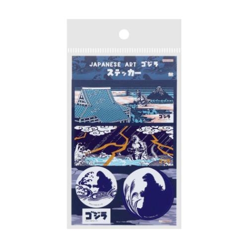 JAPANESE ART ゴジラ グッズ ビッグシール キャラクター ステッカー