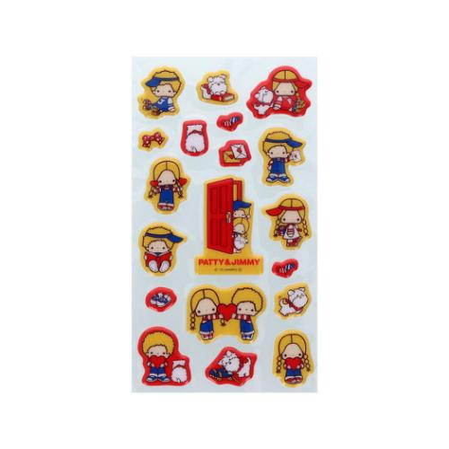 パティ＆ジミー グッズ シールシート キャラクター ぷっくりシール