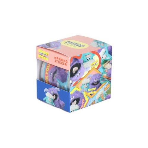 サンスター文具 ホイッピ＆ラッピ ボックス入りマスキングシール