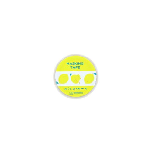 マスキングテープ mizutama 15mmマステ イエロー : キャラクターの