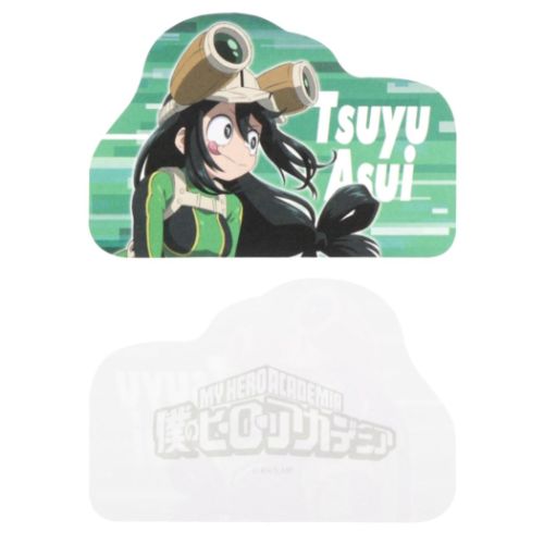 手渡し手紙セット ダイカットミニレターセット 僕のヒーローアカデミア 蛙吹梅雨 サンスター文具 少年ジャンプ ミニカード＆ミニ封筒