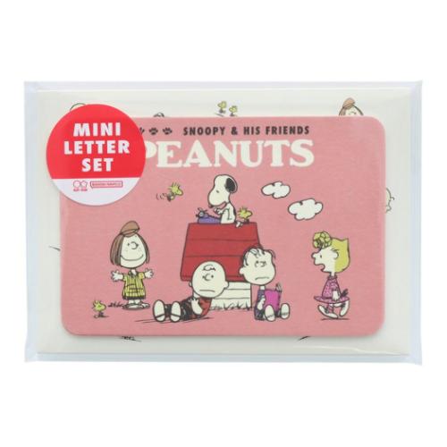 PEANUTS スヌーピー ピーナッツ キャラクター お手紙セット ミニレター