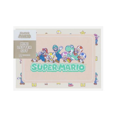 スーパーマリオ 手渡し手紙セット ミニレターセット 味方 サンスター文具 ミニ便箋＆ミニ封筒