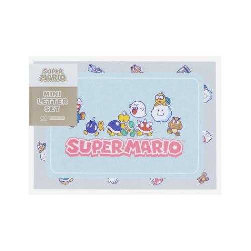 スーパーマリオ 手渡し手紙セット ミニレターセット 敵 サンスター文具 ミニ便箋＆ミニ封筒