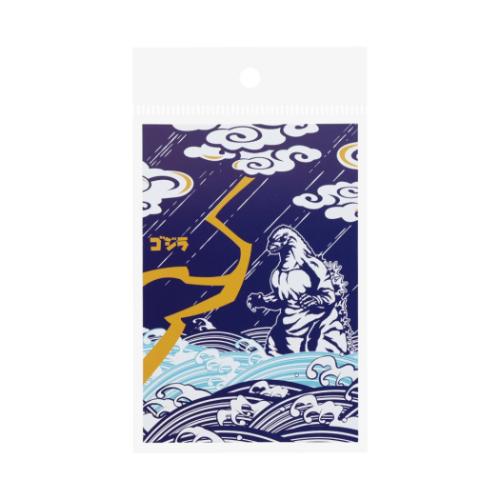 コレクション雑貨 ポストカード5枚セット JAPANESE ART ゴジラ B サンスター文具