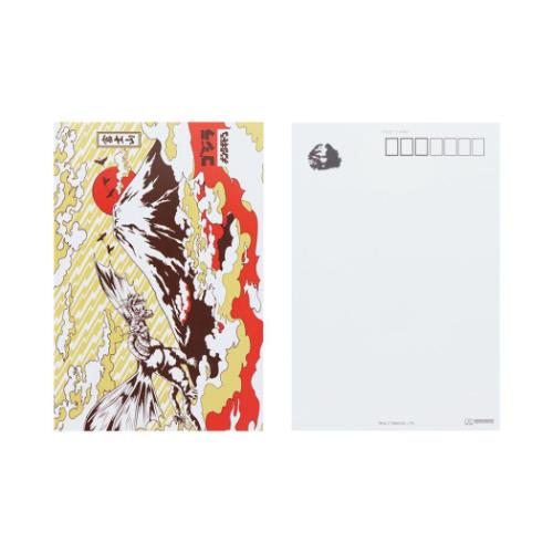 コレクション雑貨 ポストカード5枚セット JAPANESE ART ゴジラ B サンスター文具
