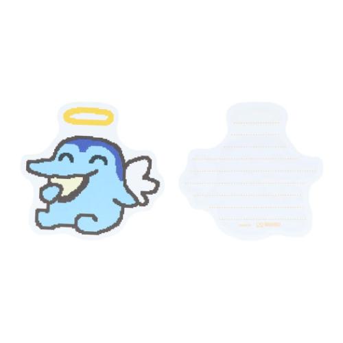 たまごっち キャラクター 手渡し手紙セット ダイカットミニレター ぎんじろてんし グッズ