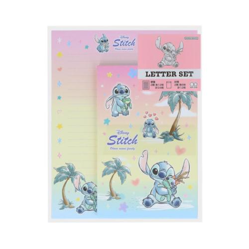 リロ＆スティッチ ディズニー キャラクター お手紙セット レターセット 水彩 サンスター文具