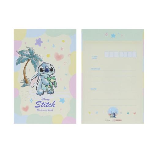 リロ＆スティッチ ディズニー キャラクター お手紙セット レターセット 水彩 サンスター文具