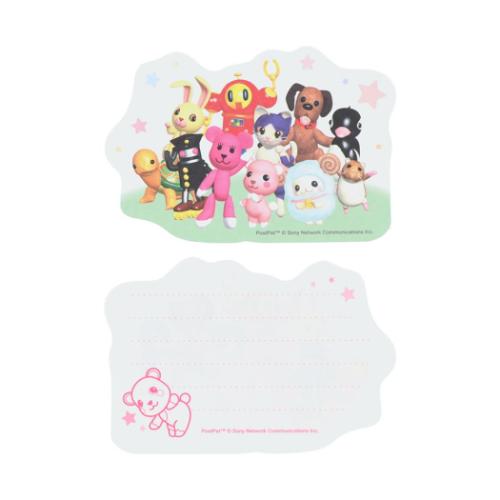 PostPet ダイカットミニレターセット 手渡し手紙セット キャラクター 集合