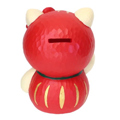 ハローキティ 貯金箱 KT開運貯金箱 だるま サンリオ あすなろ舎