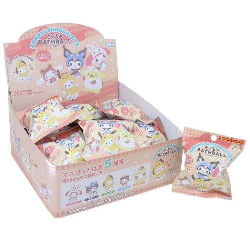 サンリオキャラクターズ　着ぐるみバスボール　24個セット 入浴剤 セット 着ぐるみバスボール 24個入BOX サンリオキャラクターズ